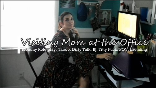 Kelly Payne - Visting Mom At The Office